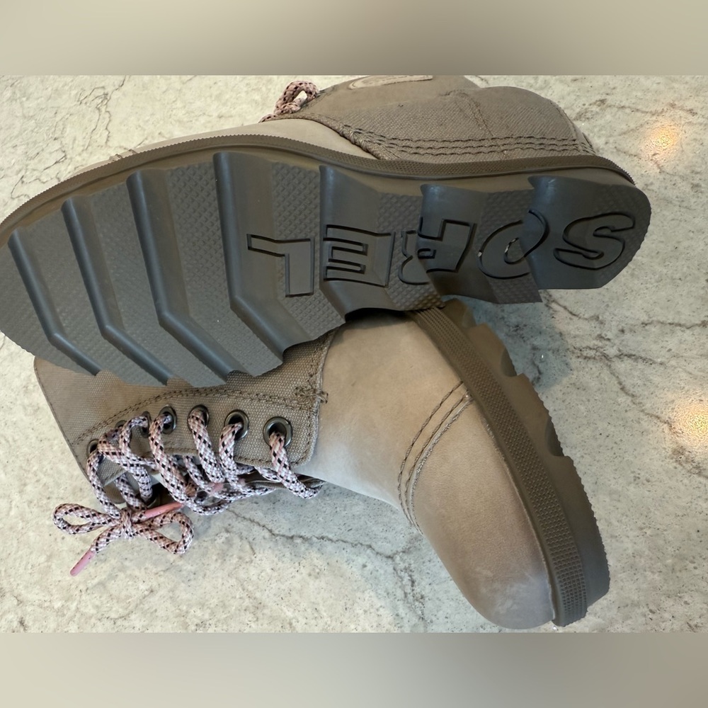 Sorel Women's Brown Wedge Boots - Picture 3 of 5